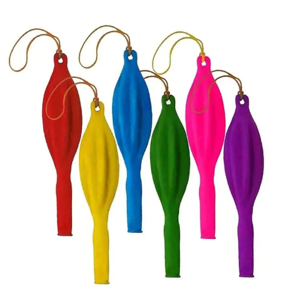 10Pcs Punch Balloons with Rubber Band 18inch Thicken Fun Ballon Birthday Party Baby Shower Kids Daily Games Wedding Decoration