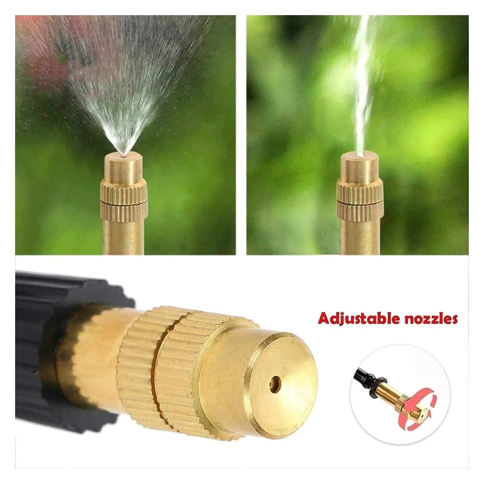 5M-20M Greenhouse Drip Irrigation Kit 360° Curved Garden Automatic Irrigation System  Patio Misting Plant Watering Distribution