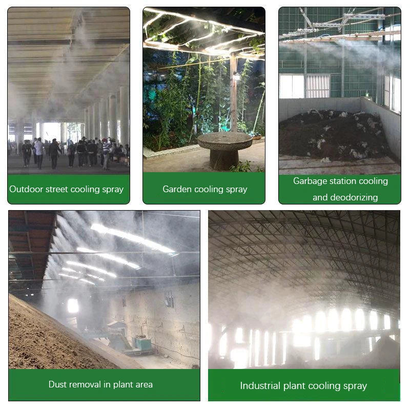 5-20M Garden Automatic Irrigation Kit Spray Atomizing Sprinkler Adjustable Watering System Misting Cooling Nozzle System