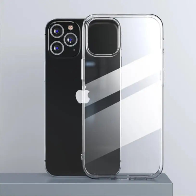 Ultra Thin Clear Phone Case For iPhone 12 Pro Max Cover For iPhone 11 12 13  14 Pro XS Max X 8 7 6 6s Plus 5 SE 11 XR Cases