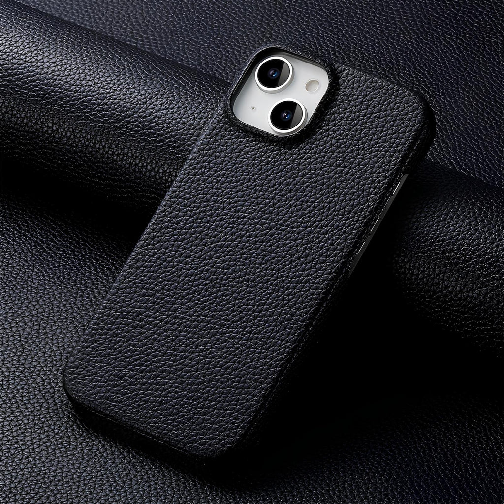 Luxury Litchi Grain Leather Case For iPhone