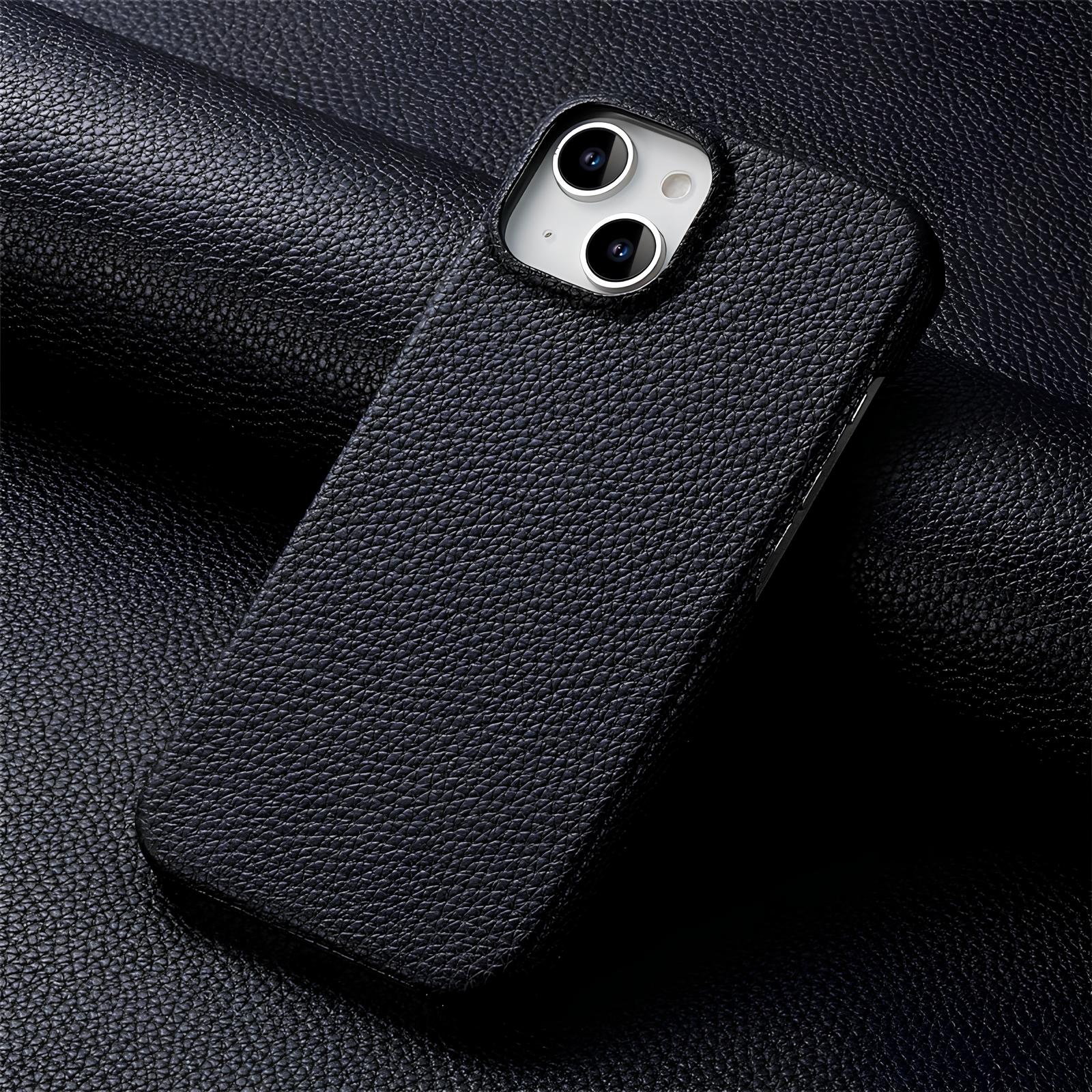 Luxury Litchi Grain Leather Case For iPhone