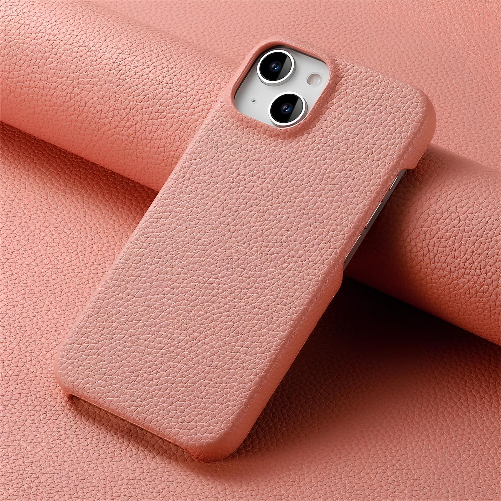 Luxury Litchi Grain Leather Case For iPhone